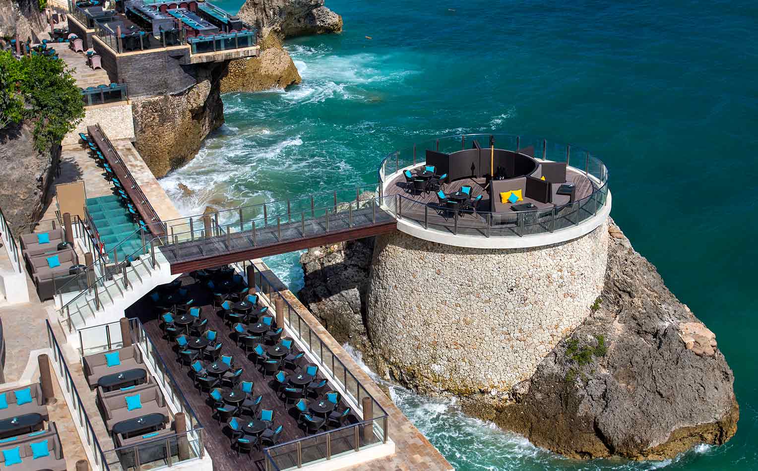 Rock Bar Bali ���¢�¯�¿�½�¯�¿�½ Ayana Resort and Spa Surga Dunia Bisa Dinikmati di Restoran Dengan View Alam Bali Ini