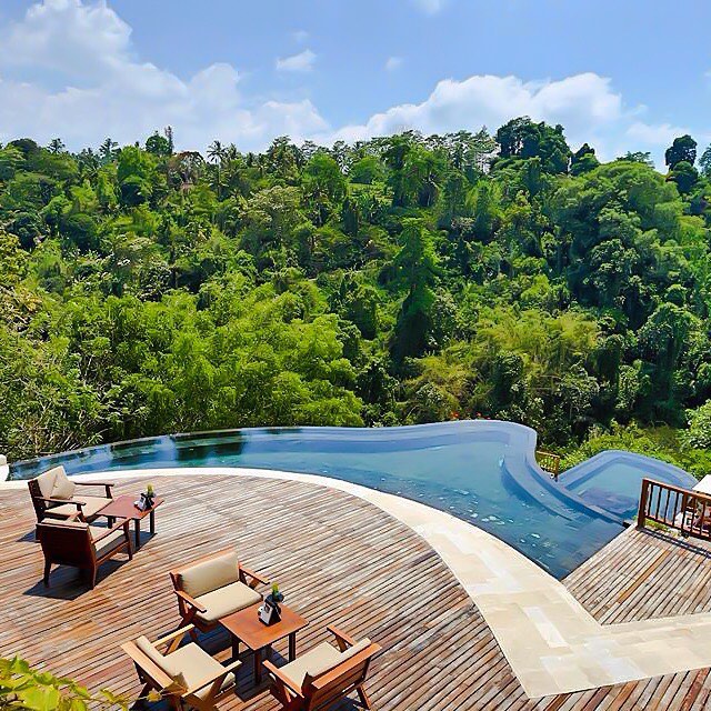 The Restaurant at Hanging Gardens Ubud dipinggir teping bali