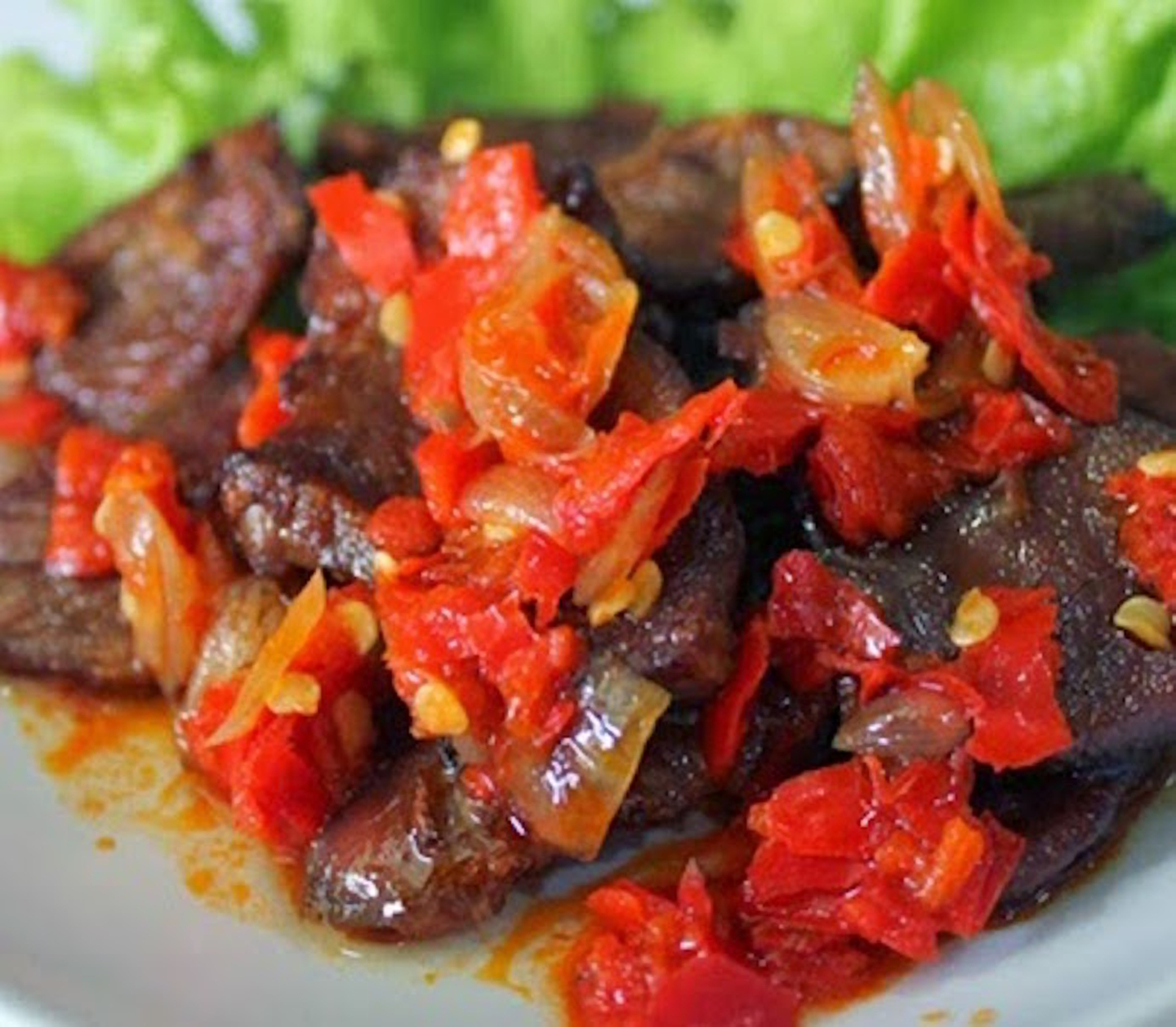 Resep Daging Sapi bumbu Balado yang Ndak Biaso