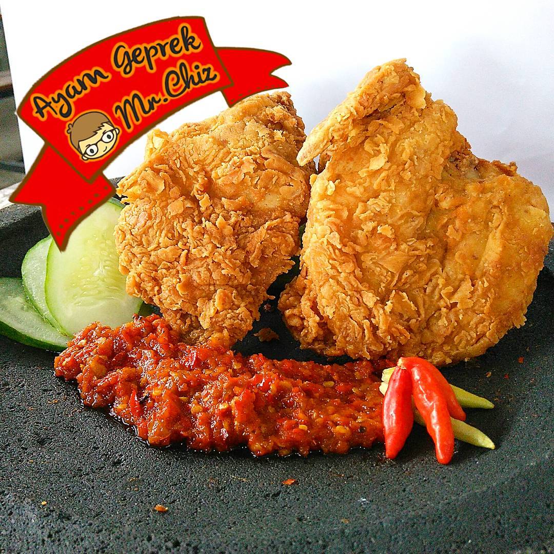 Menu Ayam geprek mr chiz meruya Qraved