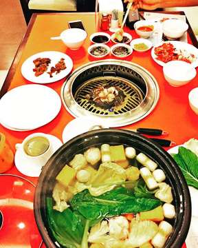 Our big #dinner 👫 #hanamasa #yakiniku #shabushabu #japaneseresto