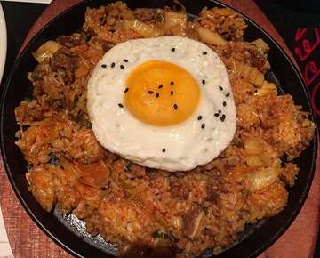 Kimchi bokum bap 👍🏽#koreanfood #foodporn #foodgasm #food #instafood #friday