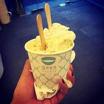 Fav mangosteen gelato ! #yummy #gelato #mangosteen #gayagelato
