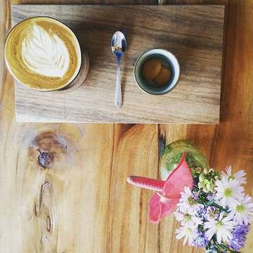 Good morning Bali!! This mornings coffee was the perfect way to start my day in paradise #talesofcoffee #canggubali #lovebali #coffeeaddict