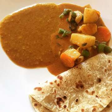 Great Indian food 👌🏽#veganlife #veganbali #ubudisveganheaven