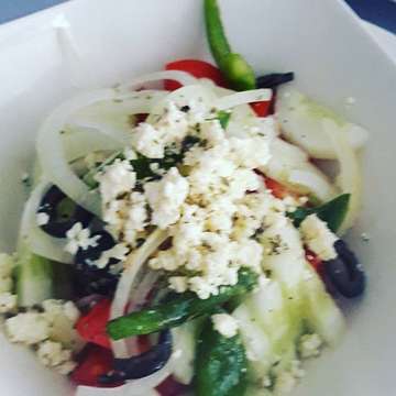 Greek salad#bali#yum