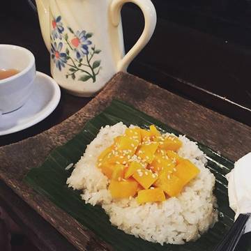 mango sticky rice @warungsiam ubud..👍🏻👍🏻👍🏻 #lastnight#dessert#thaifood#ubud#warungsiam#delicious#eat#goutamastreet#dinner#sweet