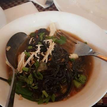 Black noodle...