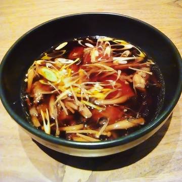 Beef Stew and Shimeji Mochi Soup 
#お雑煮#正月#sushi#Seminyak