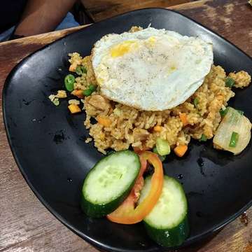 Green curry fried rice #thaigreencurry #thaifood #chicken #friedrice