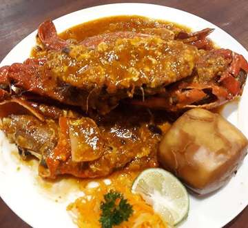 #crabchilisingapore#crabbuttergarlic @penta_kitchen 🖒🖒🖒🖒