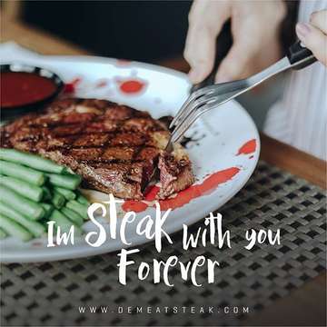 Im "STEAK" with you forever
.
Happy weekend DeMeaters
.
Save the date to Get 15% Disc for Pasta Menu starting March 5th valid to all DeMeat Steak House Yogyakarta,Makassar, Semarang
.
.

#weekend #saturday #sunday #steaks #steakhouse #steakhousemakassar #steakhousesemarang #steakhousejogjakarta #foodpromo #discount #DemeatSteak #demeatsteaksemarang #demeatsteakmakassar #demeatsteakjogja #jogjaku #jogjakarta #semarang #makassar #lunch #dinner #delish #delicious
