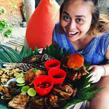 #seafood #platters #crab 😋😋 #happiness #foodobsession #bbq #foodie #foodiegram #bali #piratesbay #nusadua
