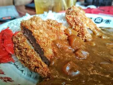 #pork #katsu #curry #must #try #good #taste #delicious #go #to #japanese #food #udon #ramen #di #traktir #kawan #ulangtahun #gitu di Chin Ma Ya Ramen, Gading Serpong